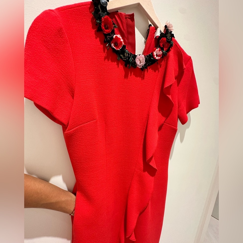 Stunning Red  Dress Italian Size 42. US size S.  MSGM valentines 💝 day - Picture 17 of 17
